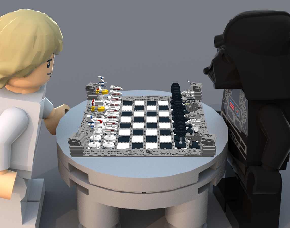 Lego star best sale wars chess set