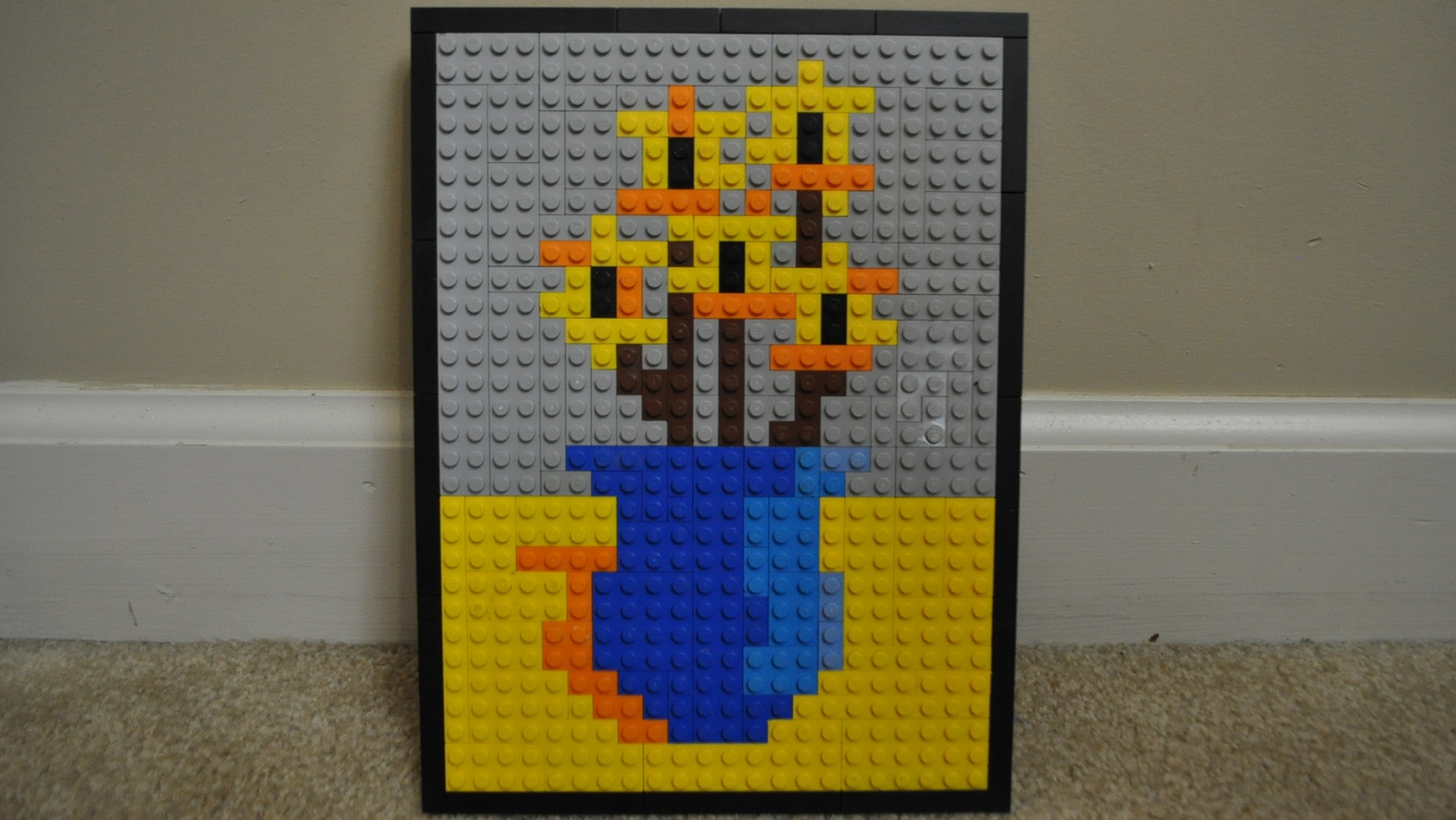 LEGO IDEAS Create ART to be enjoyed by all! Vase of Sunflowers