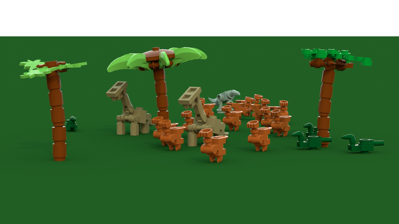 Small cheap lego dinosaur