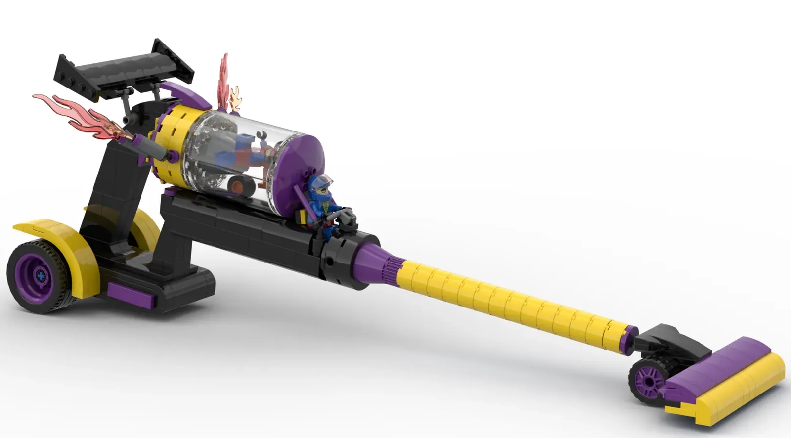 LEGO IDEAS Customize your ride with LEGO 2K Drive Dragster Vacuum Cleaner