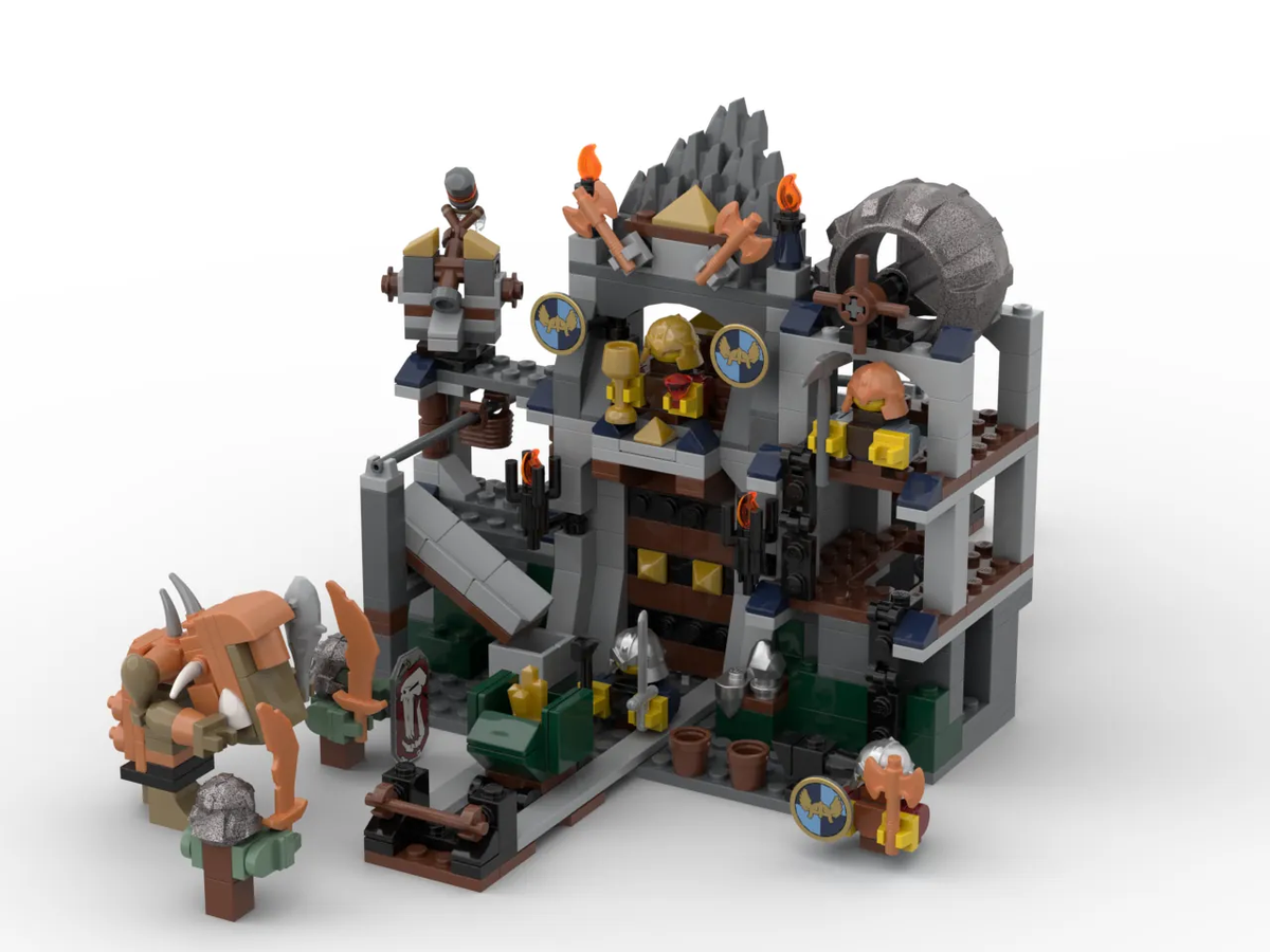 LEGO IDEAS 90th Anniversary Castle Theme Celebrations Miniature Dwarves Mine