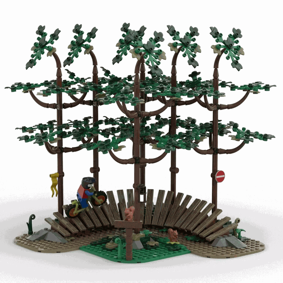 LEGO IDEAS An escape, a reset, in the AFrame Cabin Mountain Biking