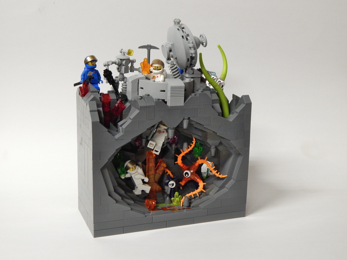 lego space mining