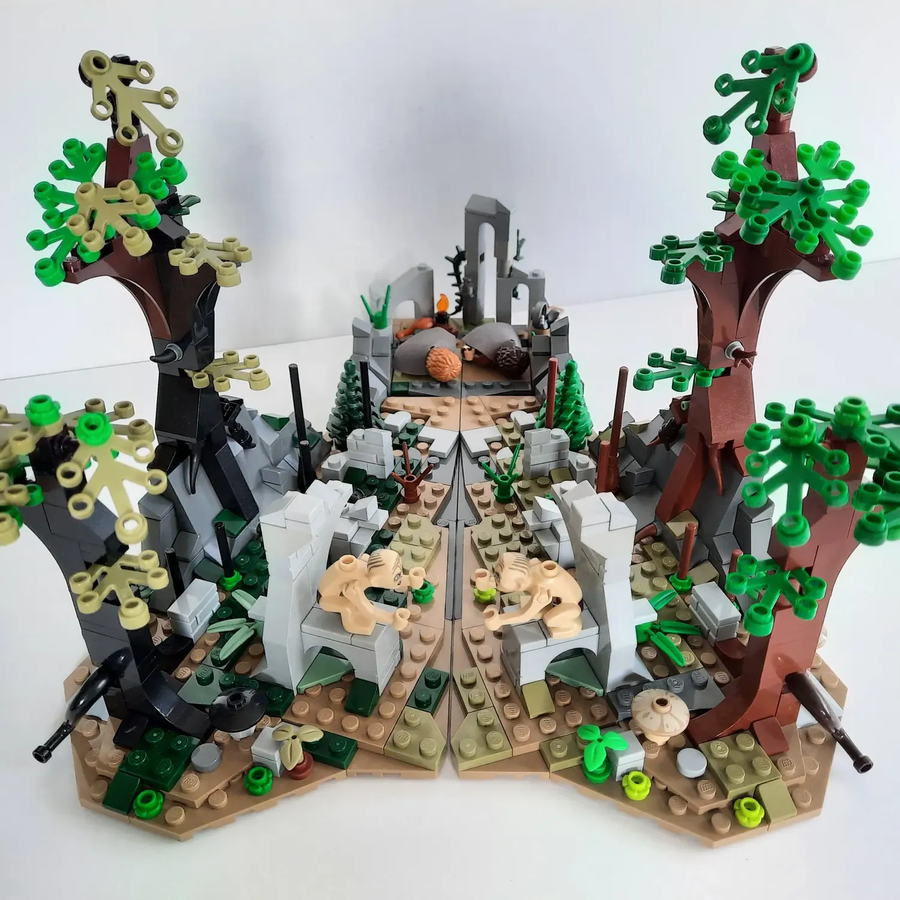 Lego gollum hot sale set