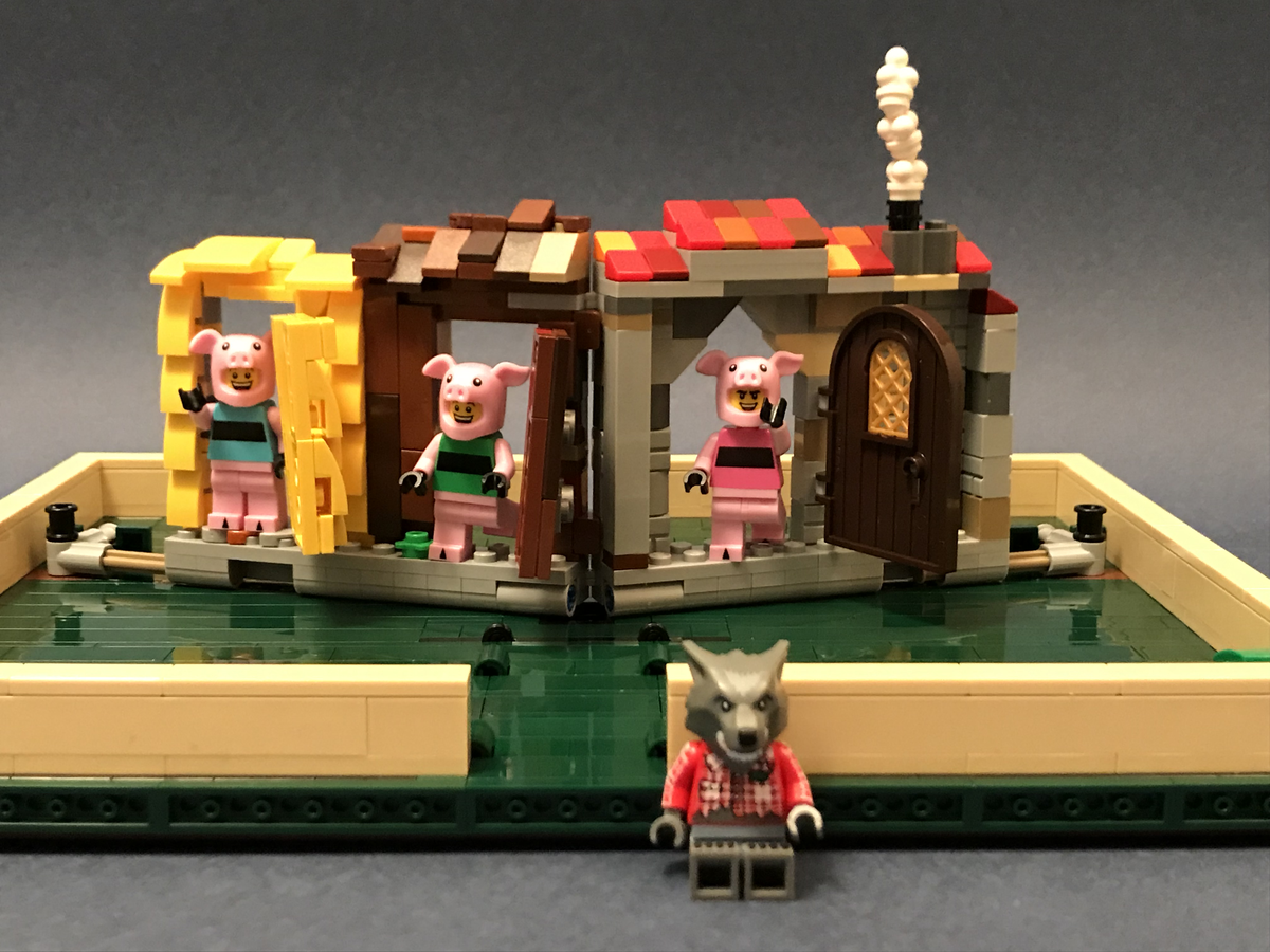 Lego three best sale little pigs