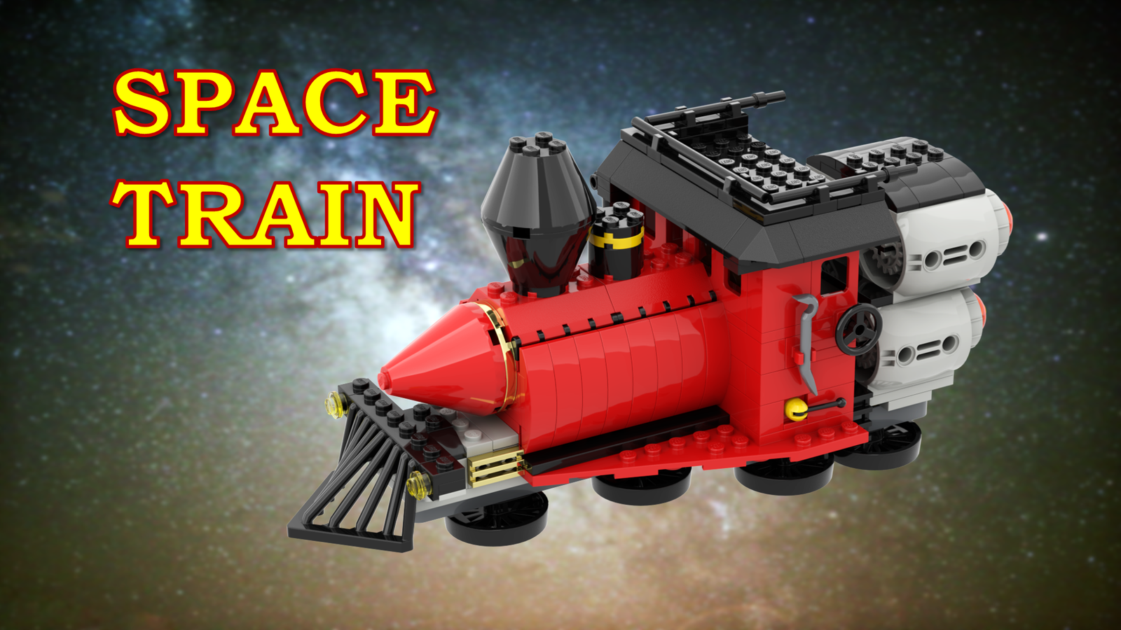 Space discount train lego