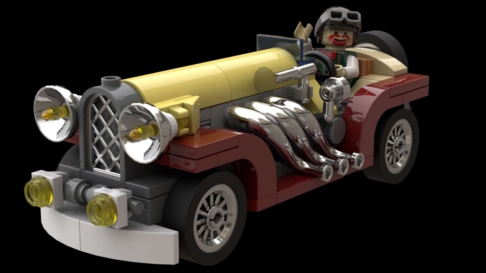 LEGO IDEAS - Build a Vintage car to cruise the streets of LEGO® Modular