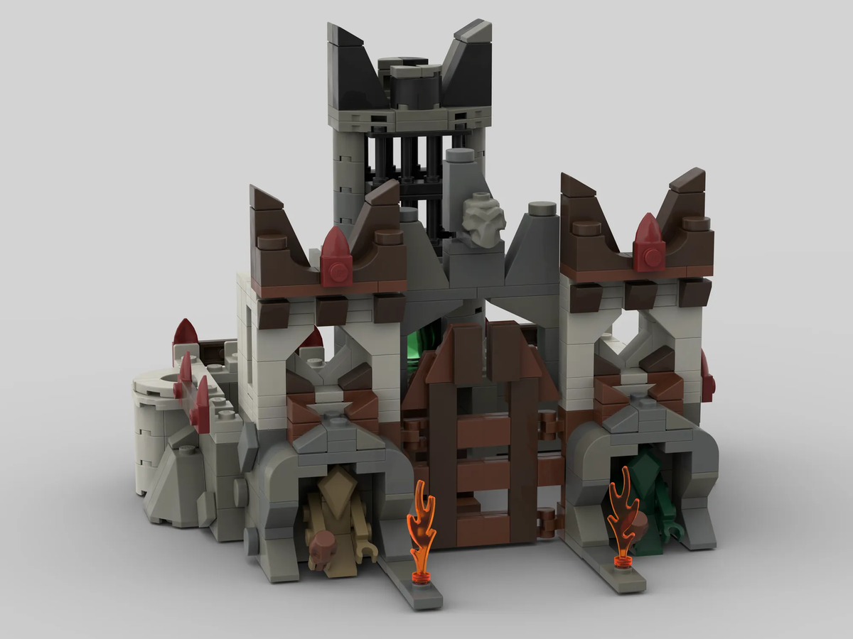 Lego troll best sale mountain fortress