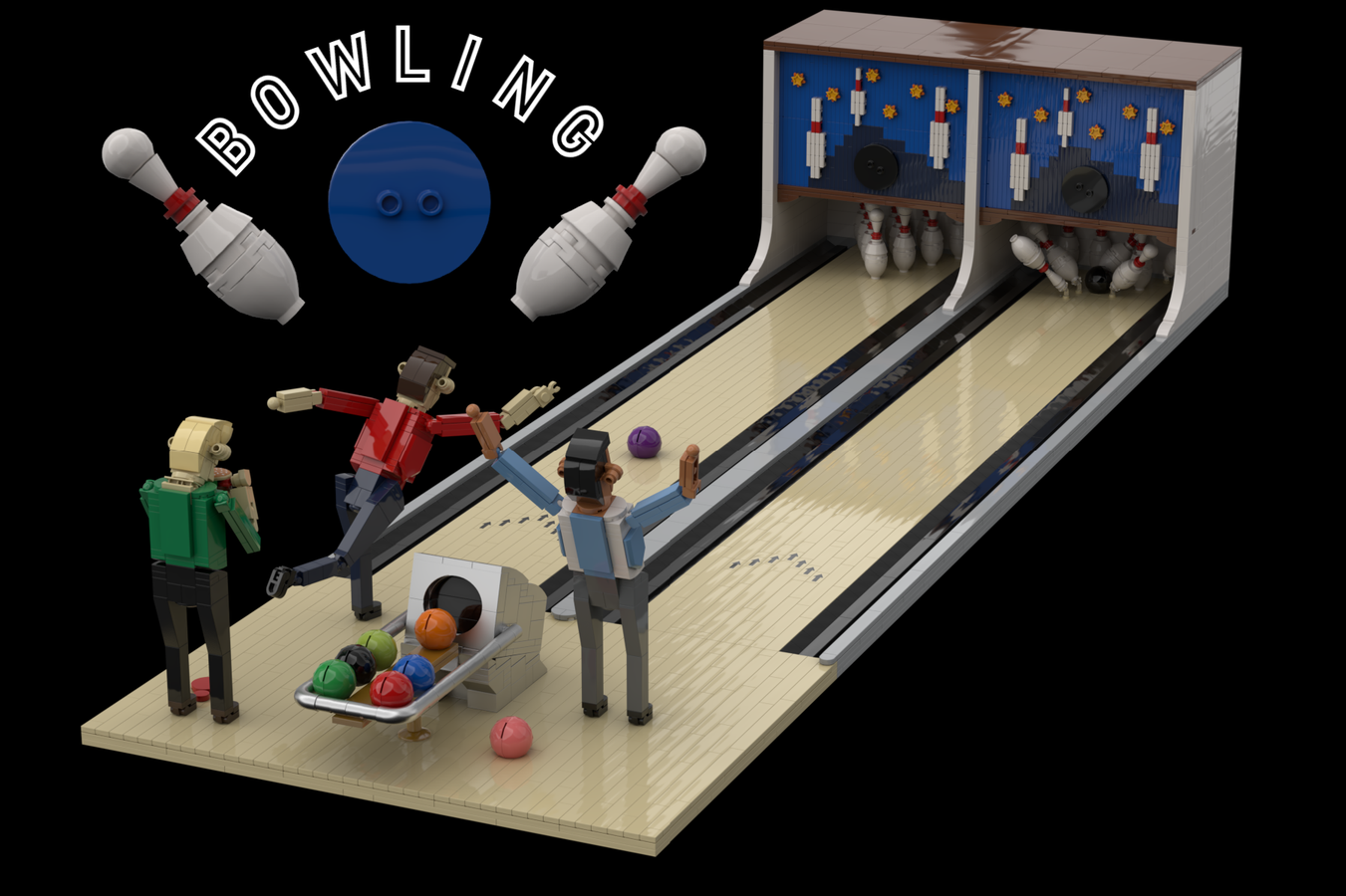 Lego bowling set sale