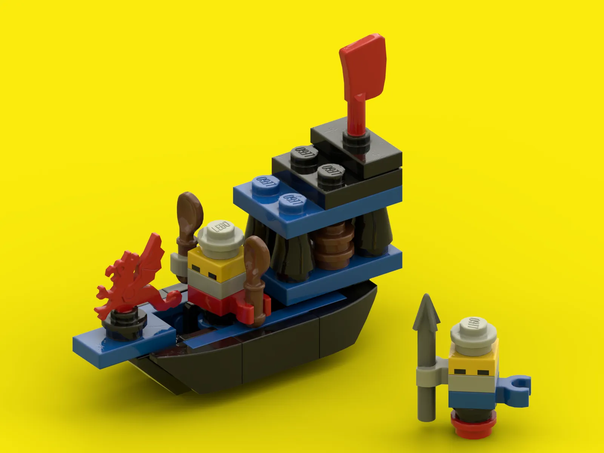 Lego best sale micro boat