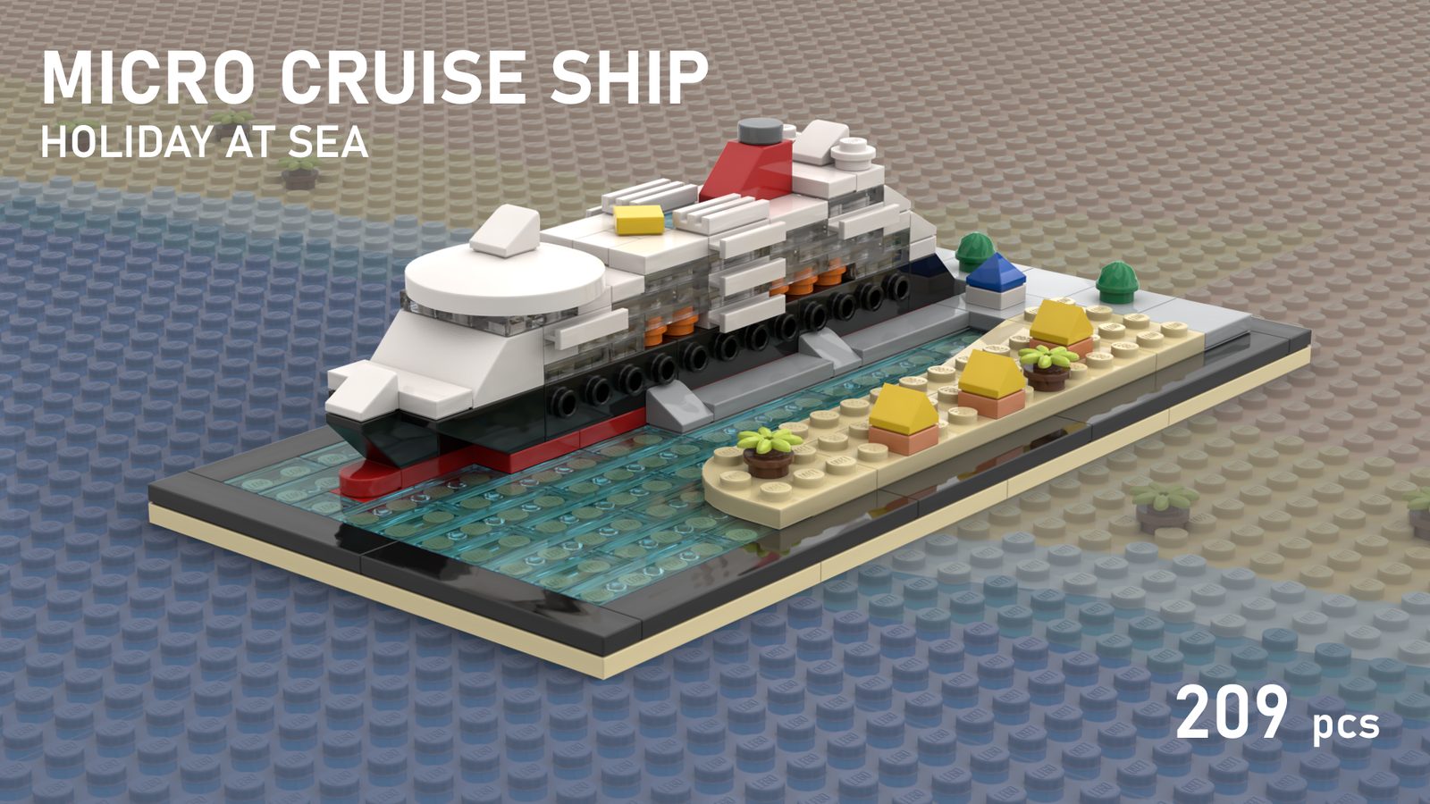 Lego mini cruise ship new arrivals