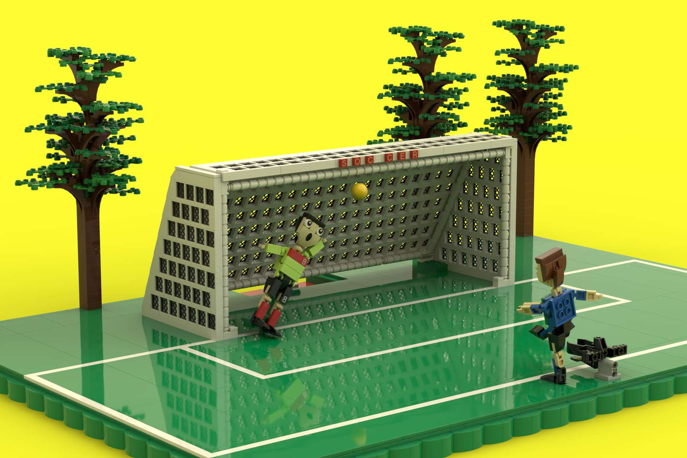 Lego 2024 soccer goal