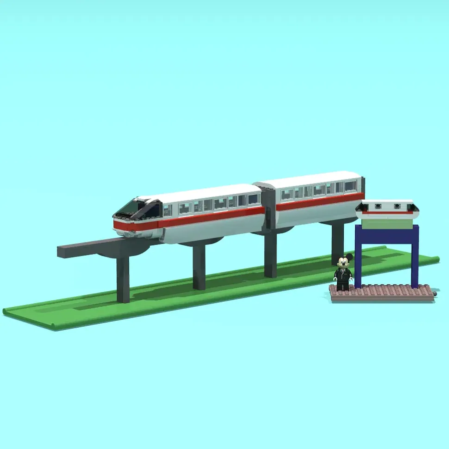 Lego monorail hot sale