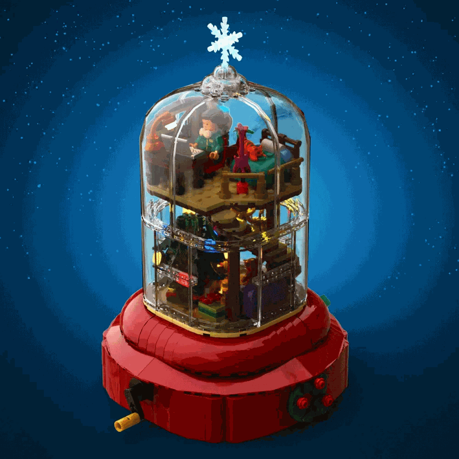 Lego snowglobe sale 2017