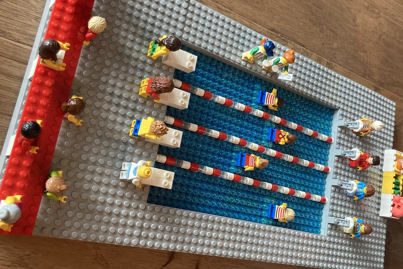 Lego swimming online