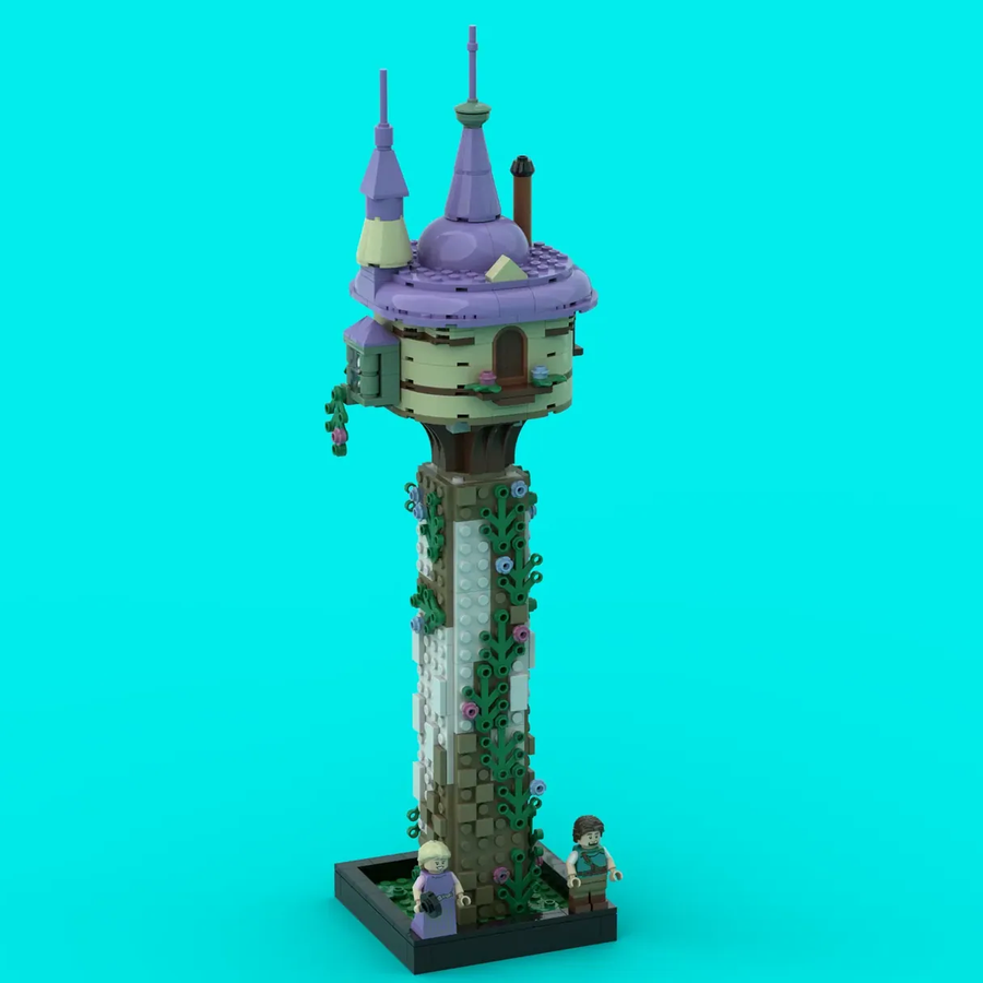 RAPUNZEL LEGO Rapunzel's Creativity Tower From Movie Tangled Video