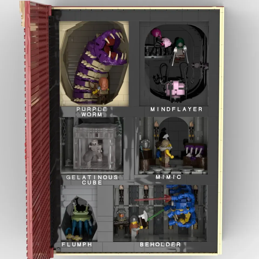 LEGO IDEAS 50 years of Dungeons Dragons The Lego Monster Manual