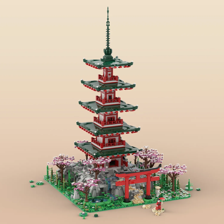 Lego pagoda store