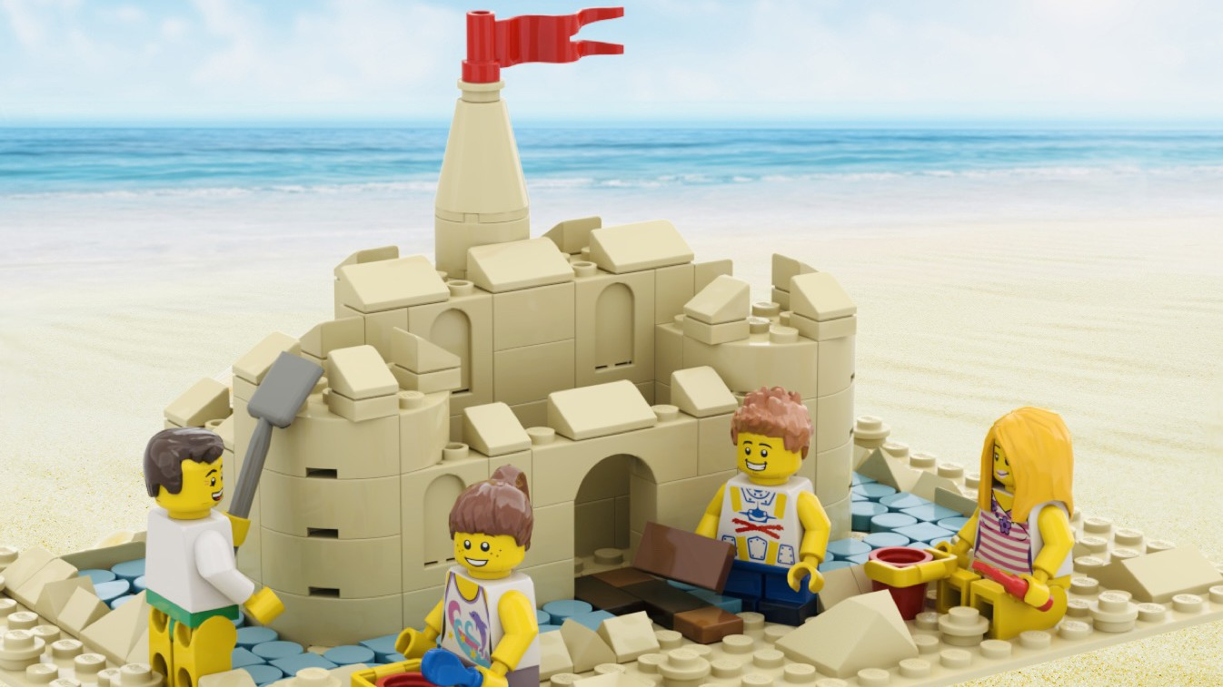 Lego friends sand discount castle