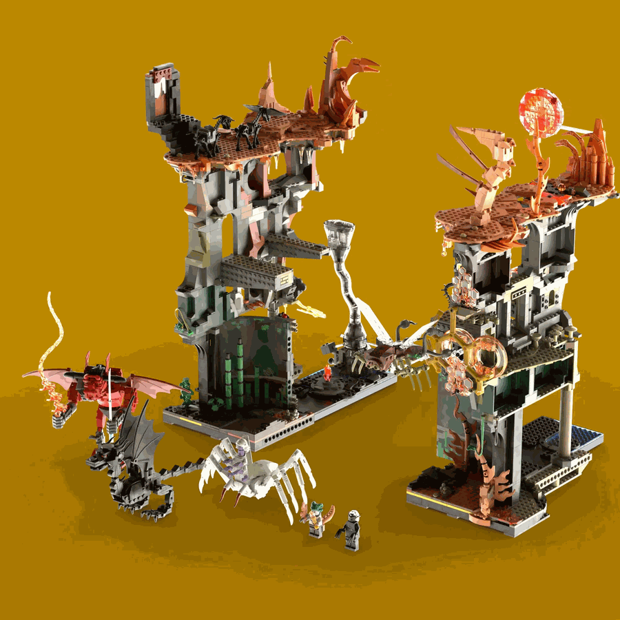 LEGO IDEAS 50 years of Dungeons & Dragons! The Abyss! 🌕