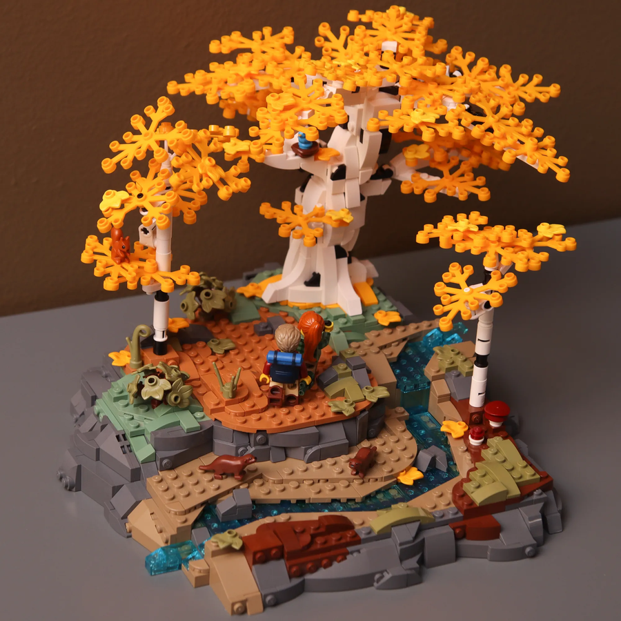 Lego birch hot sale tree