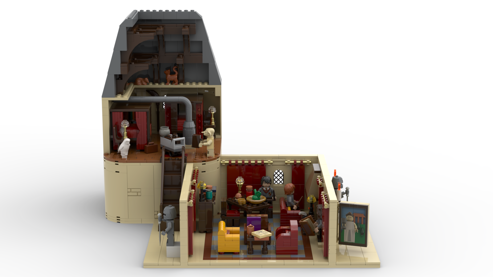 Lego gryffindor 2024 common room