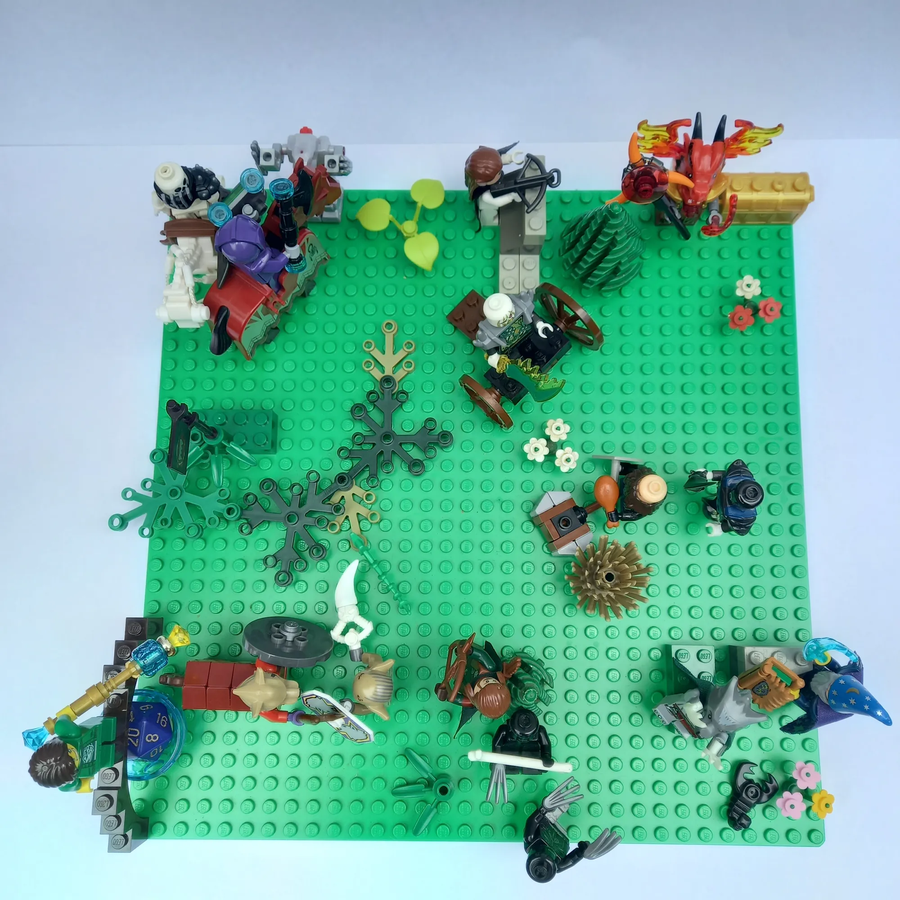 LEGO IDEAS 50 years of Dungeons Dragons The Lego D D Pack