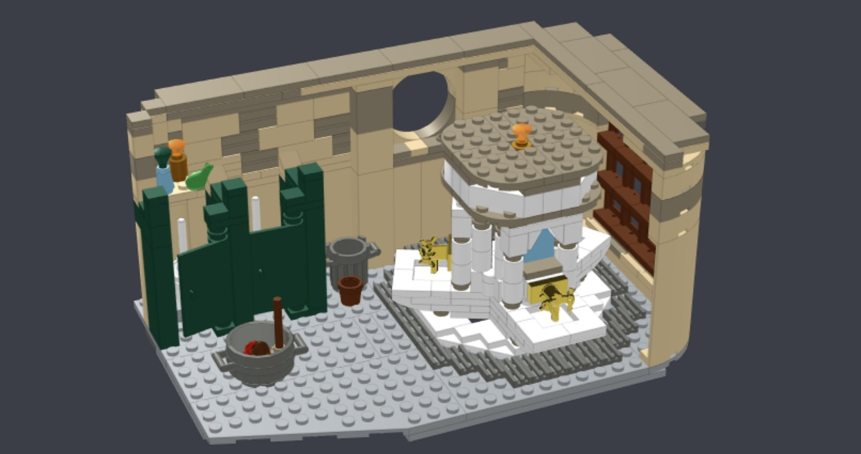 LEGO IDEAS Magical Builds of the Wizarding World HOGWARTS MOANING