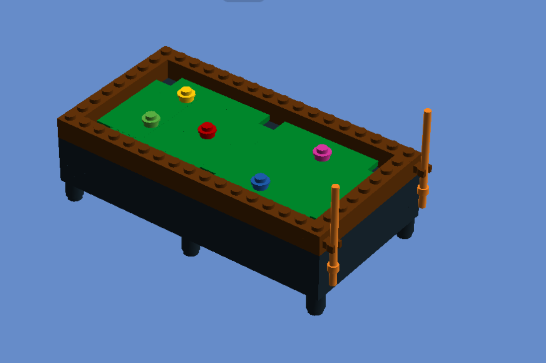 Lego clearance snooker table