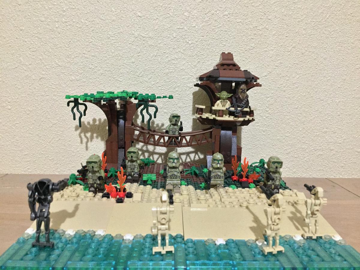 Lego star best sale wars battle moc