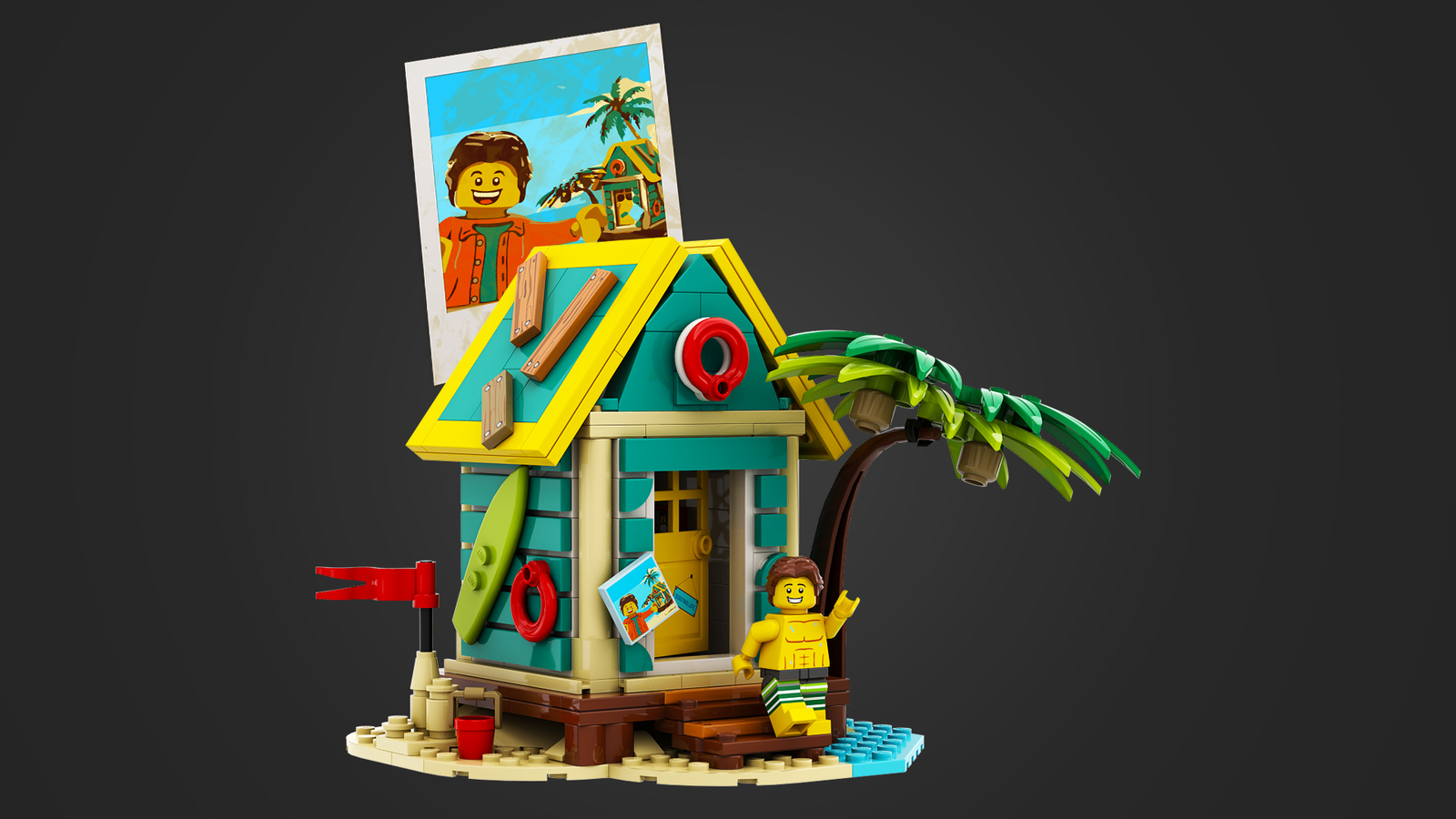 LEGO IDEAS Do you want to go to the seaside? LEGO Beach Hut Photo