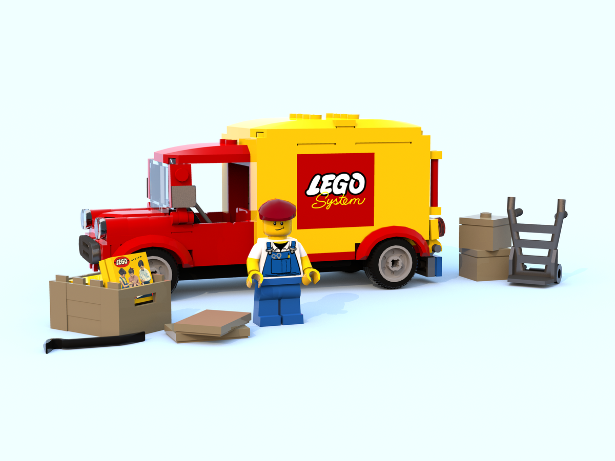 Old discount lego truck