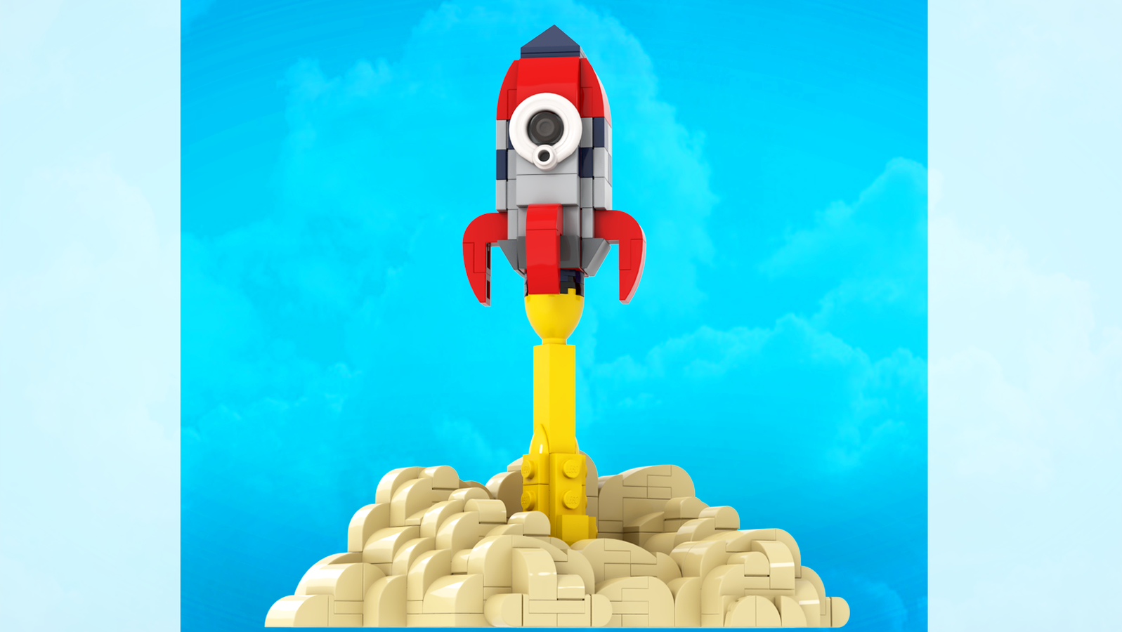 Lego rocket easy hot sale