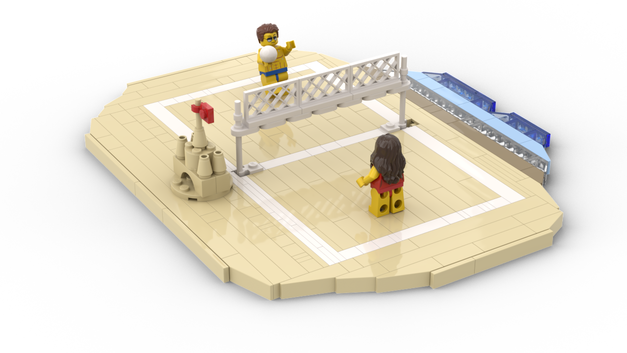 LEGO IDEAS Do you want to go to the seaside? Beach Volleyball