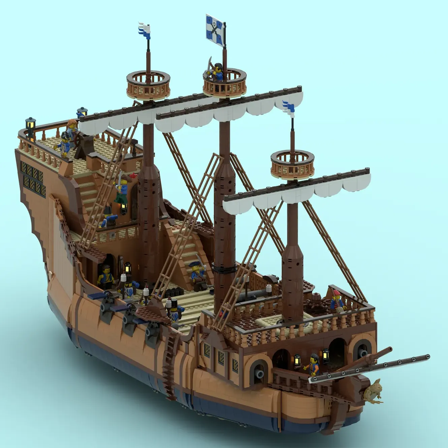 LEGO IDEAS - 90th Anniversary: Pirate Theme Celebrations - Imperial Ship -  The Fighting Mermaid