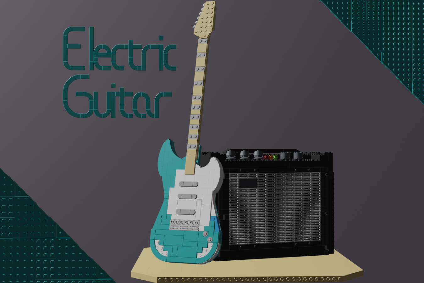 LEGO IDEAS Music to our ears! Classic Electric Guitar and Amp.
