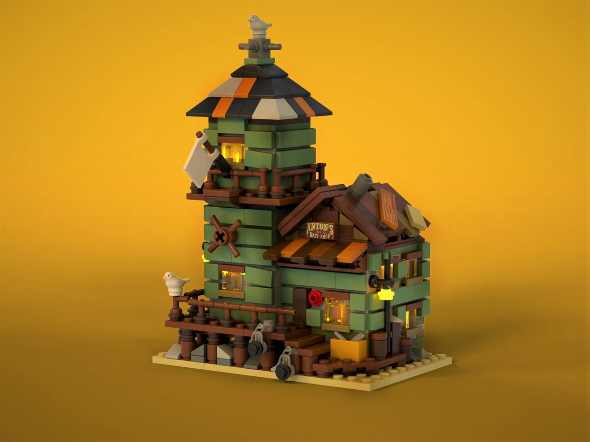 LEGO IDEAS - 90th Anniversary: Micro-Scale Celebrations! - Old Micro Fishing  Store