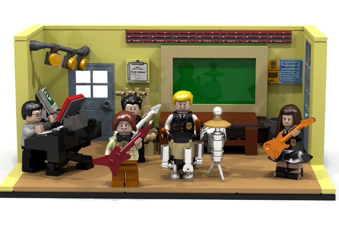 Lego store music band