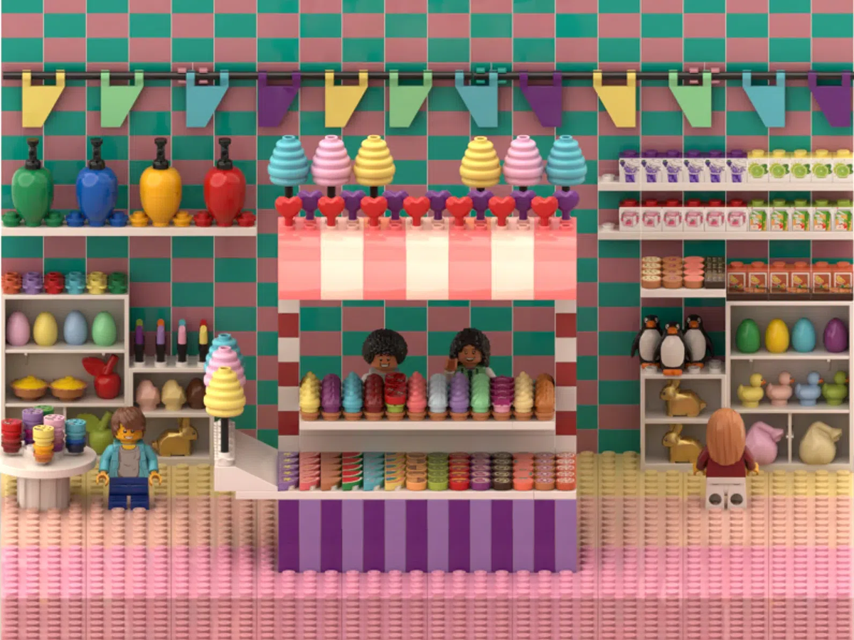 LEGO IDEAS You’re the final piece! Retro Candy Shop