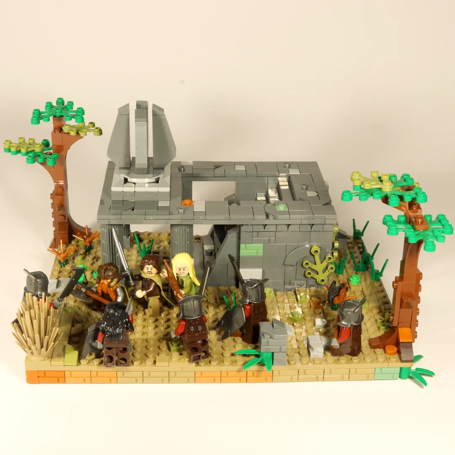 LEGO IDEAS - Exploring the world of Middle-Earth - SCENE: Battle at Amon  Hen Diorama