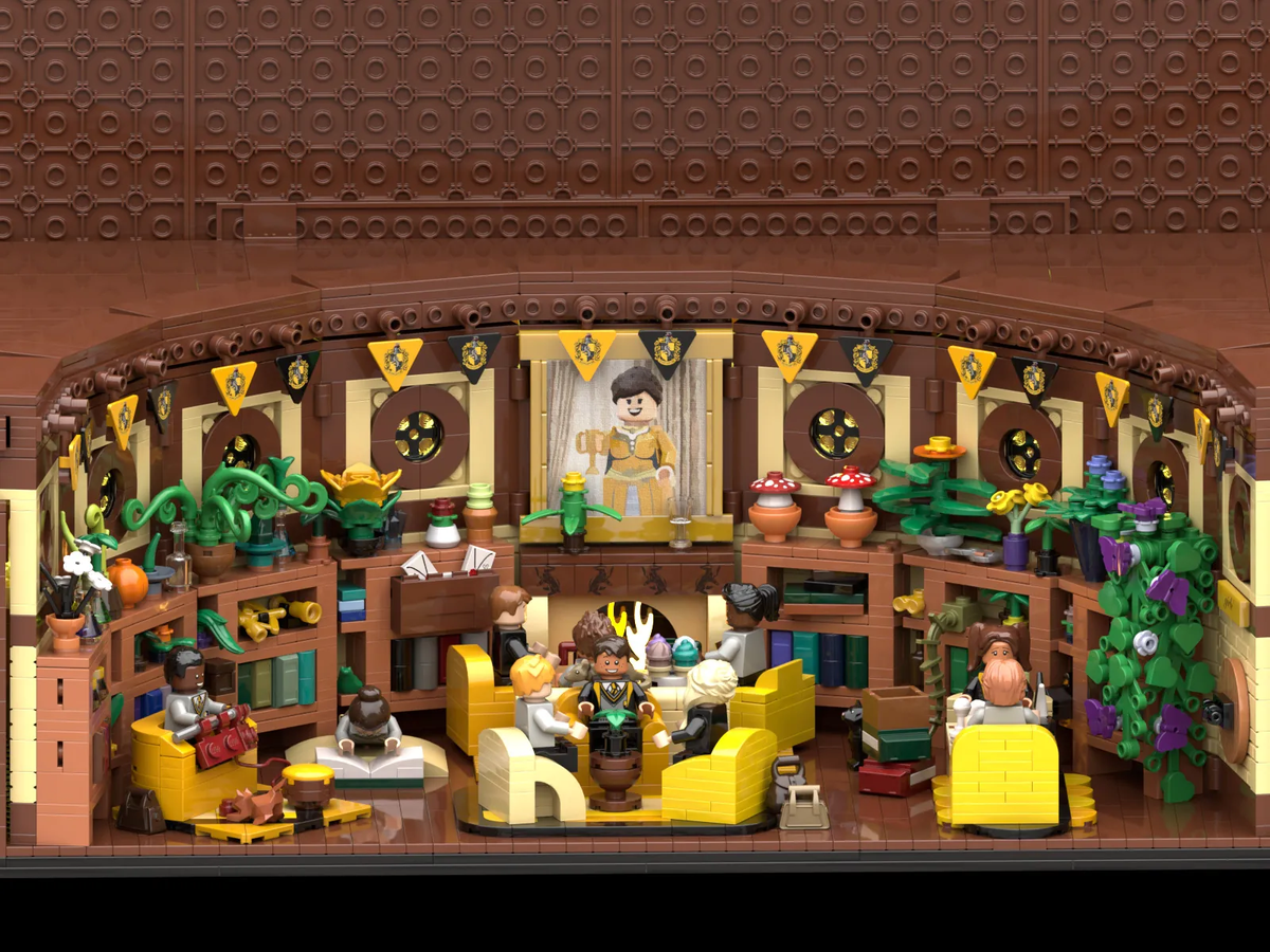 LEGO IDEAS Celebrate 20 years of magic with LEGO Harry Potter Hufflepuff Common Room