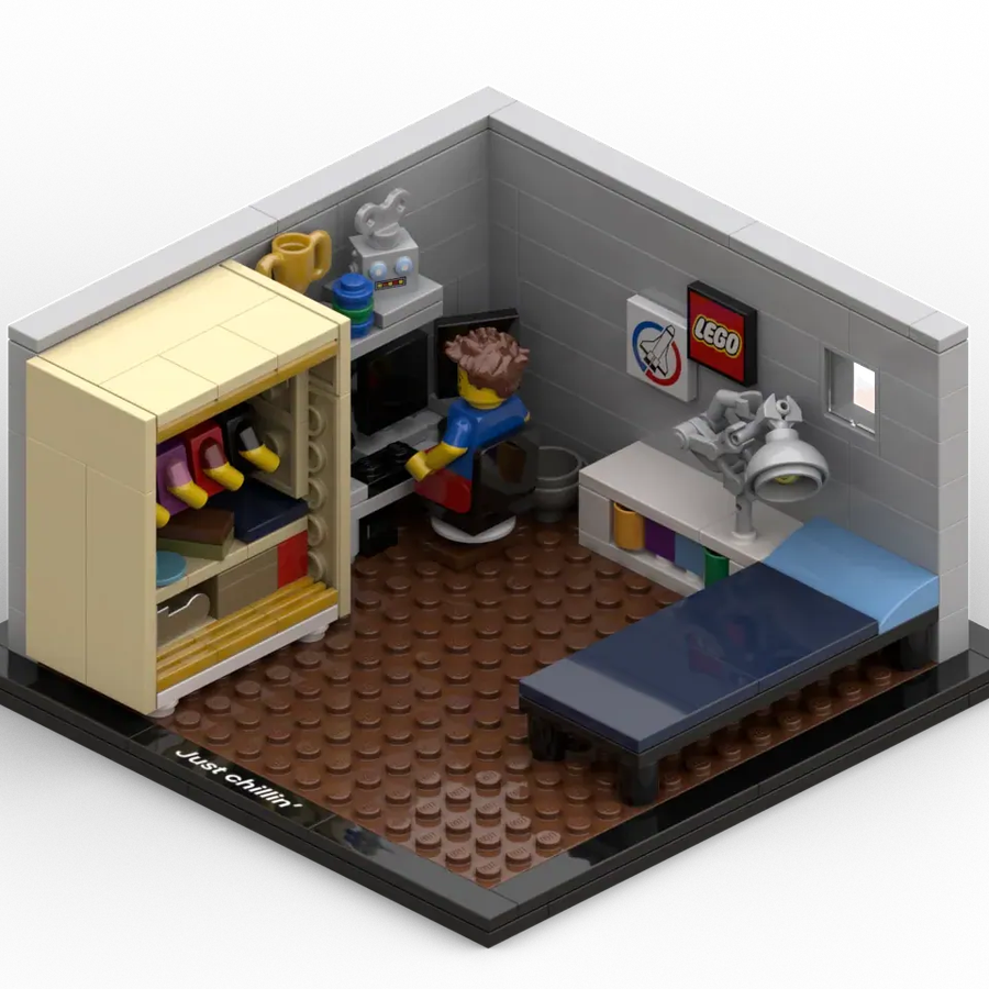 Lego locker hot sale room