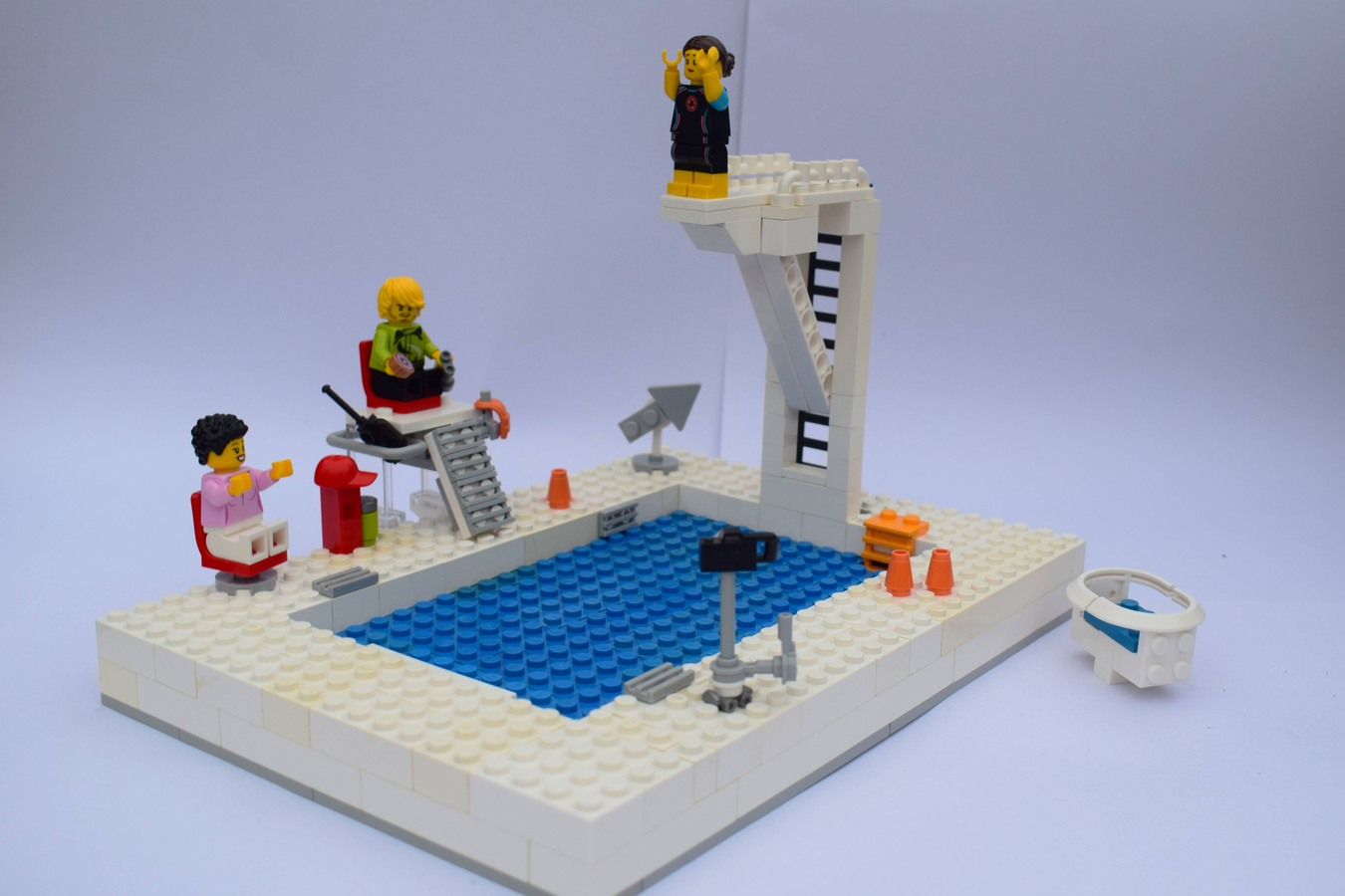 Lego swimming best sale pool set