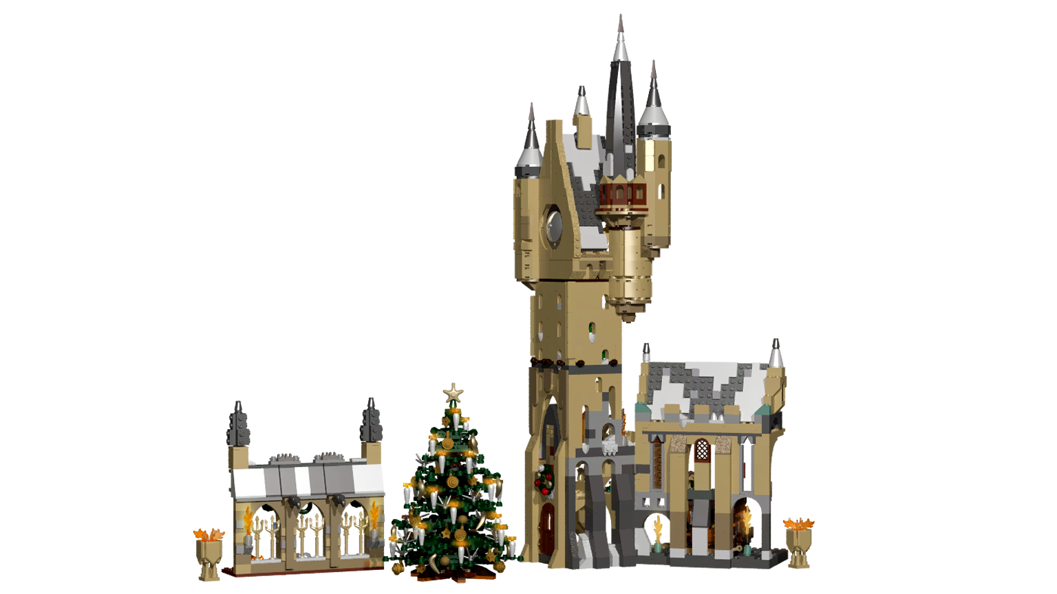 Lego hogwarts discount astronomy tower combined