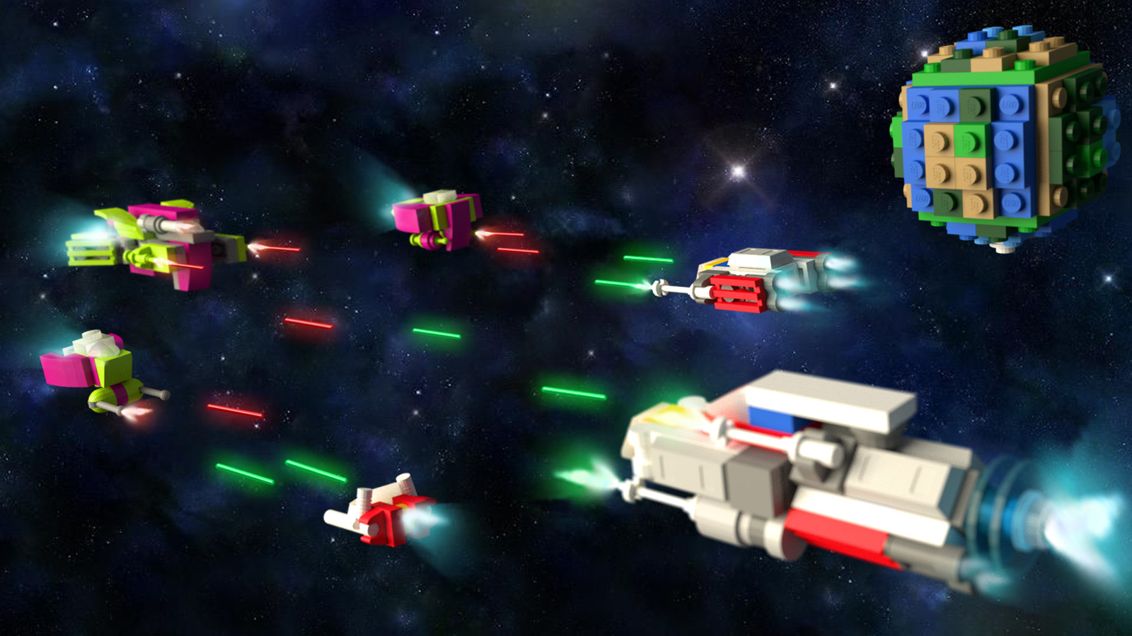 LEGO IDEAS - LEGO Moments in Space - Intergalactic Space battle ...