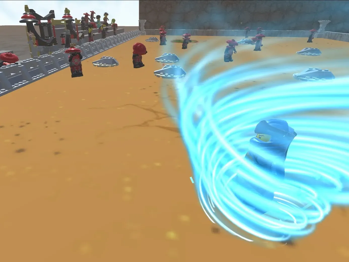 LEGO IDEAS - The LEGO® NINJAGO® &amp; 1-Button Game Challenge - NINJAGO: Spinjitzu Arena
