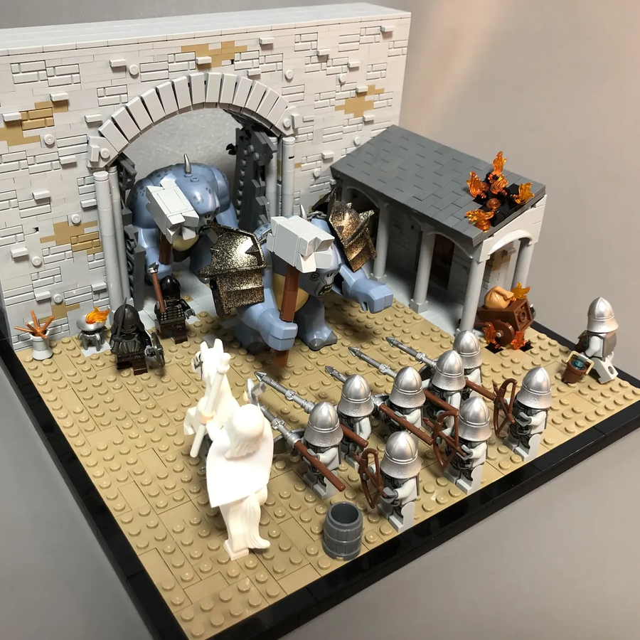 Stunning LEGO Minas Tirith stands watch over Gondor - The Brothers