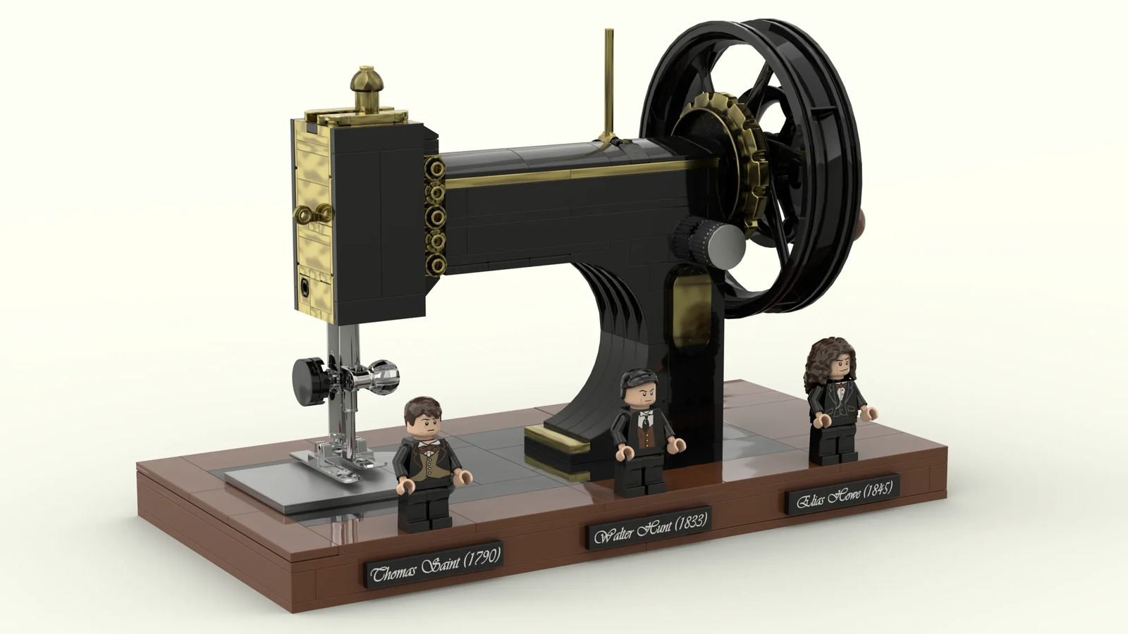 LEGO IDEAS Ready, Set, Go STEM! Sewing Machine Invention Tribute