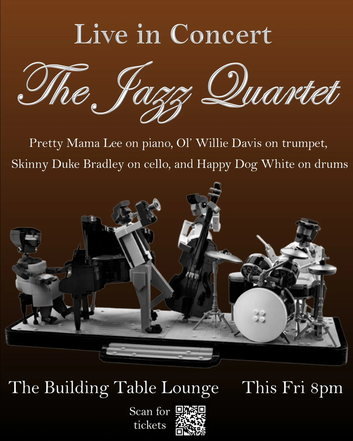 LEGO IDEAS Live in concert The Jazz Quartet Jazz Quartet Names Poster