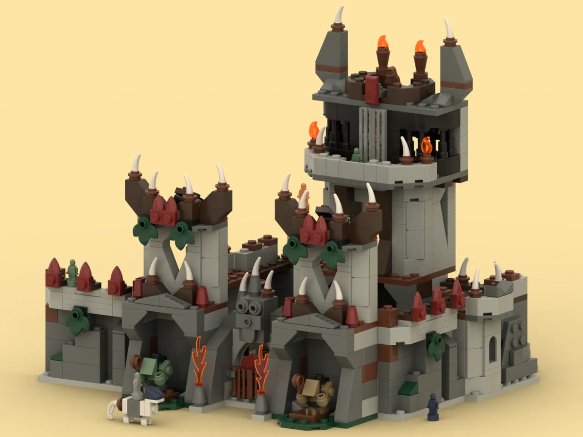 Lego troll hot sale mountain fortress